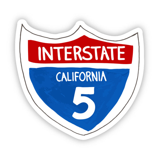 interstate 5 vinyl sticker