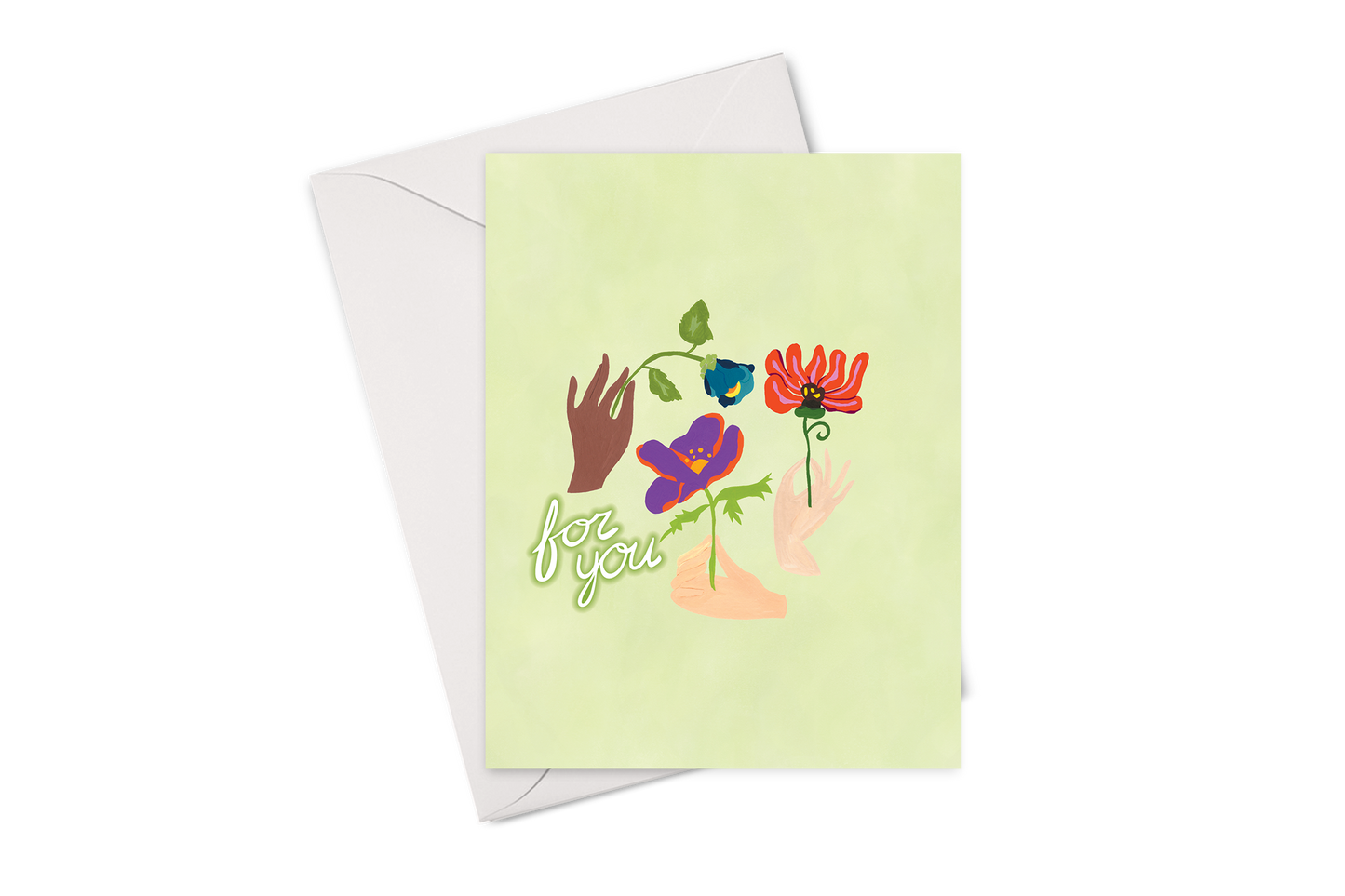 Flowers For You Card