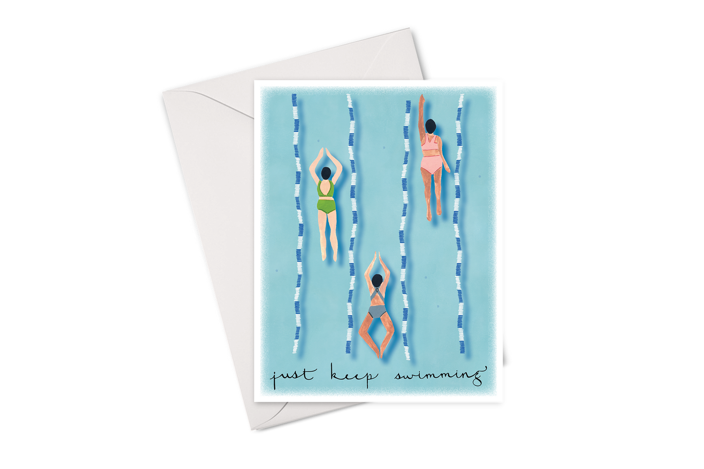 Just Keep Swimming Card