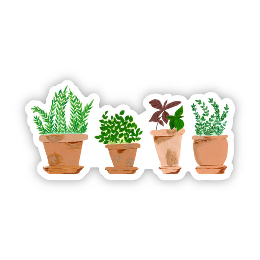Potted Herbs Sticker
