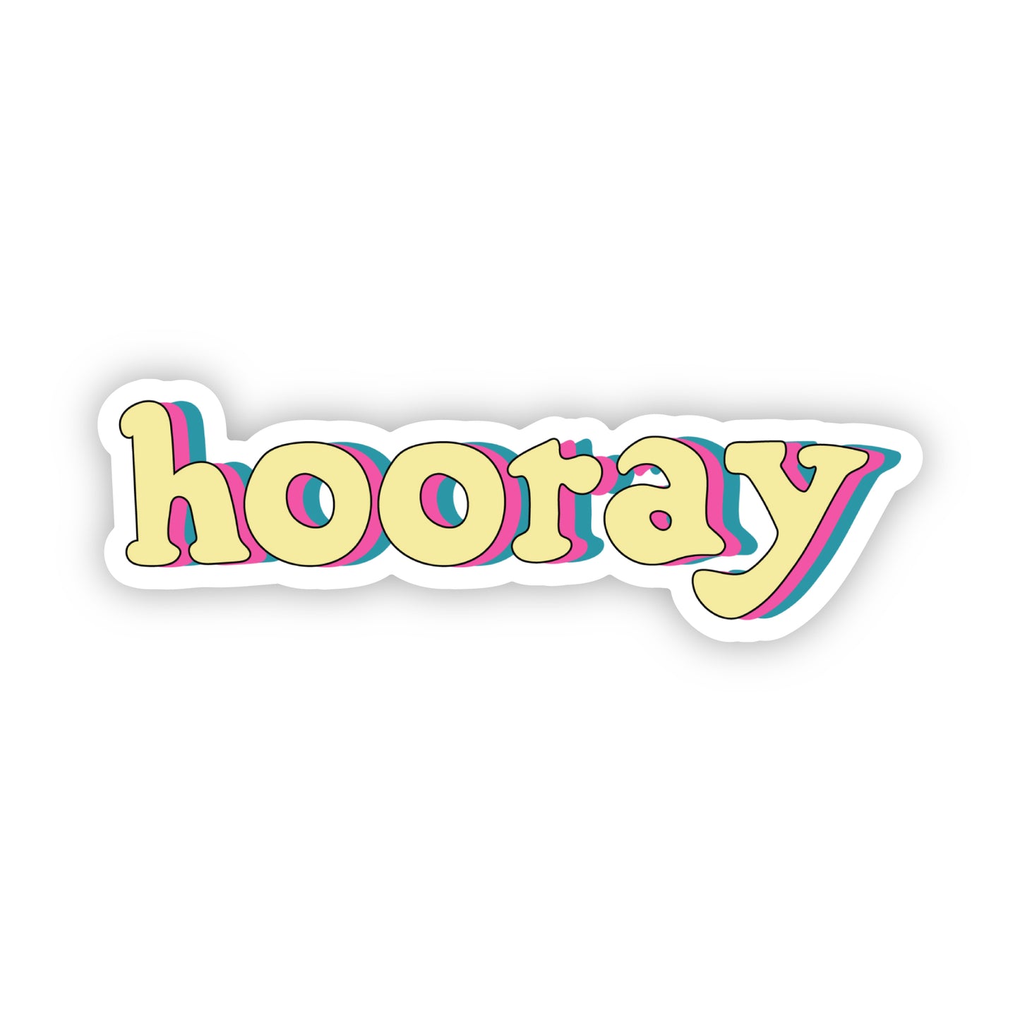 Hooray Sticker