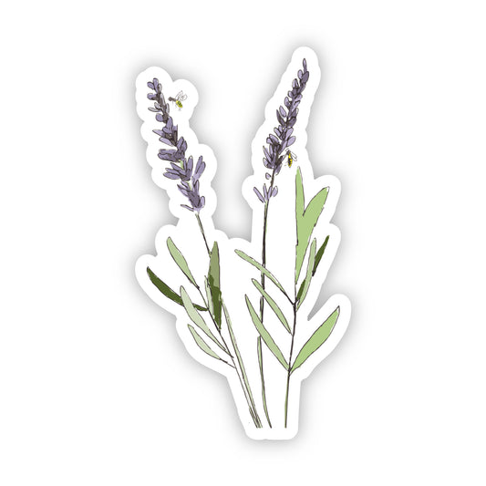 Lavender Pollinator Sticker